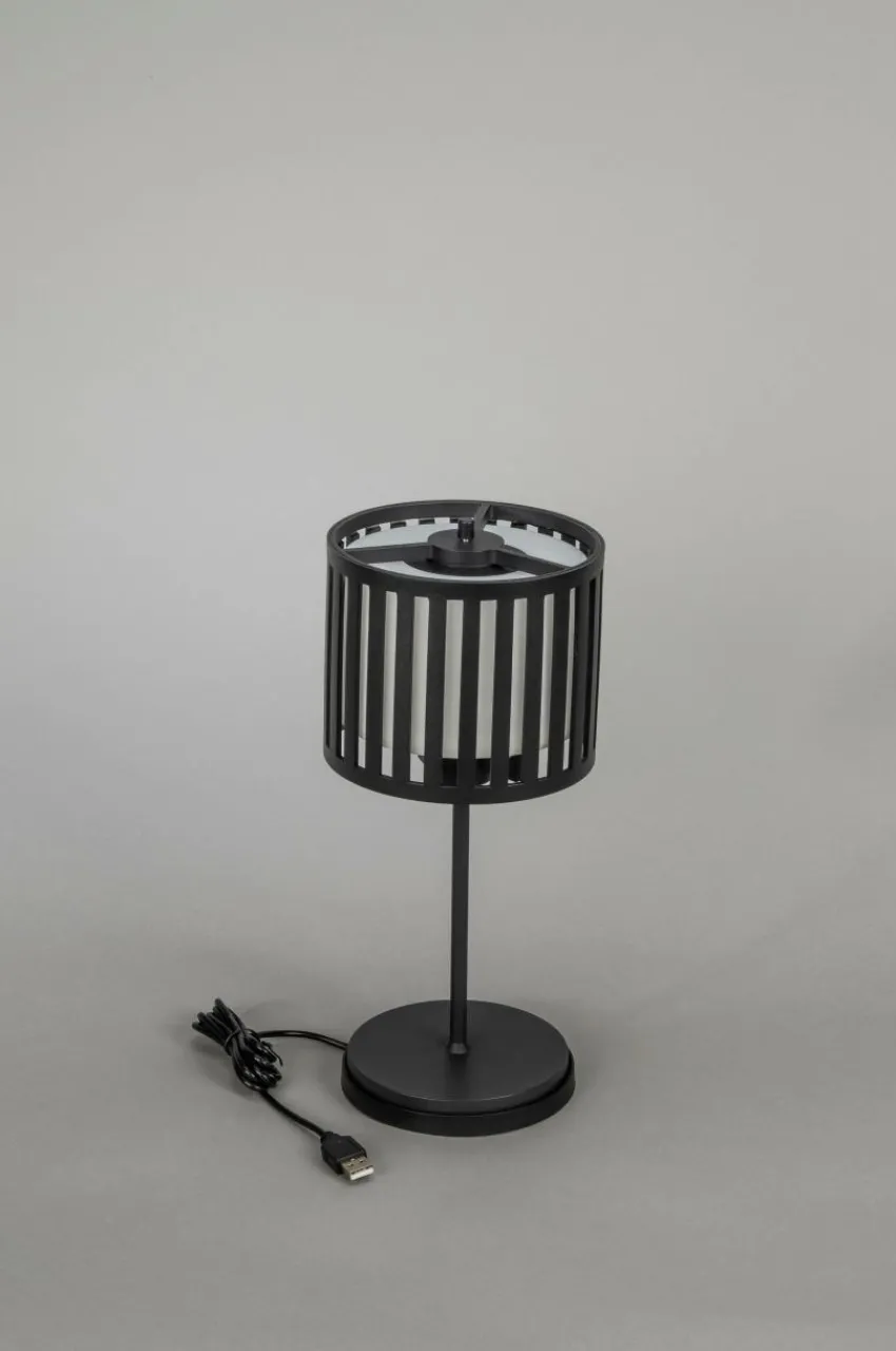 Utebelysning|Utebelysning|Jotex BOTTLE Bordslampa Uppladdningsbar Utomhus Svart