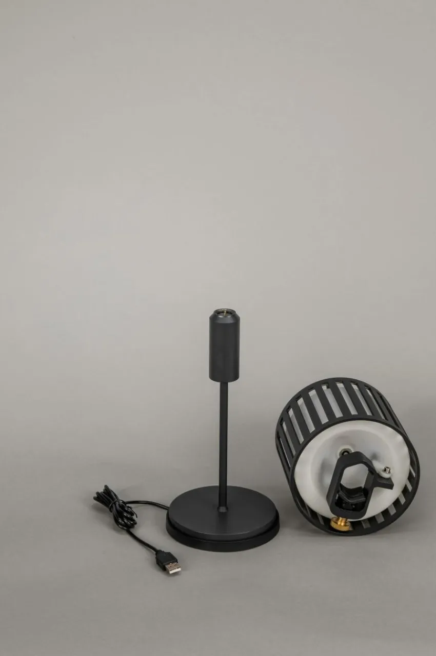 Utebelysning|Utebelysning|Jotex BOTTLE Bordslampa Uppladdningsbar Utomhus Svart