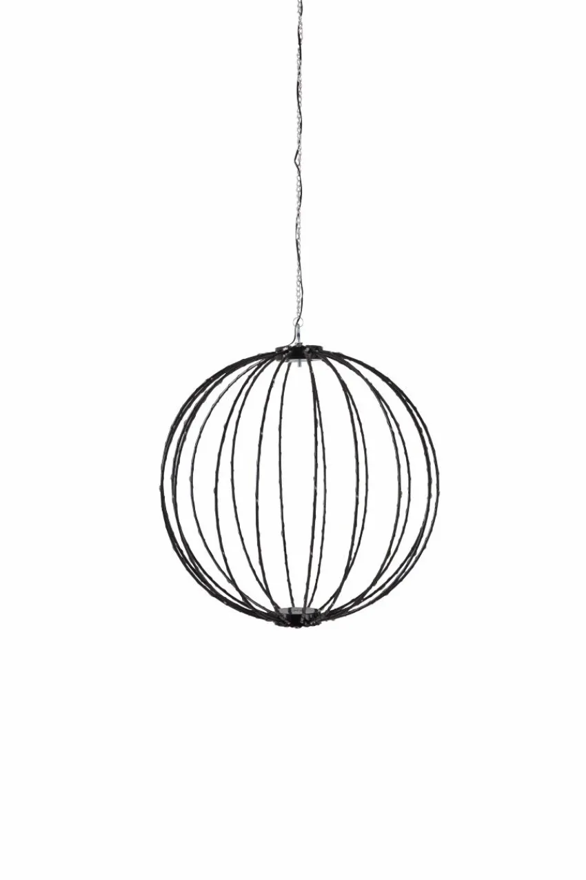 Utebelysning|Utebelysning|Jotex BREEZE Hängande Dekoration LED ø 40 Cm Svart