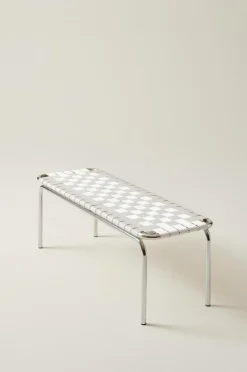 Bänkar|Jotex BREMEN Bänk 120 Cm Krom/vit
