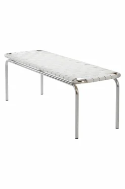 Bänkar|Jotex BREMEN Bänk 120 Cm Krom/vit