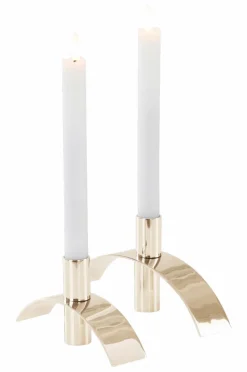 Ljusstakar|Jotex BRIDGET Ljusstake- Liten Guld