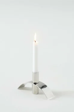 Ljusstakar|Jotex BRIDGET Ljusstake- Liten Krom
