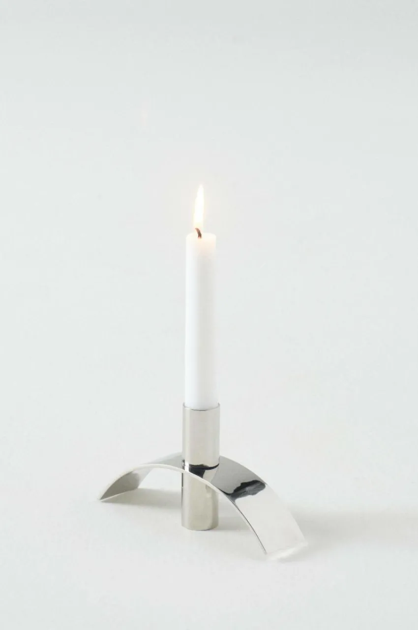 Ljusstakar|Jotex BRIDGET Ljusstake- Liten Krom