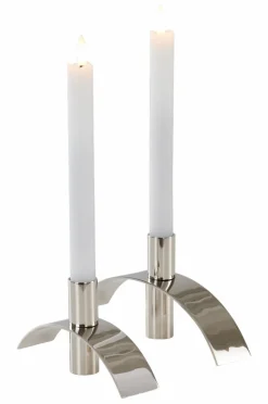 Ljusstakar|Jotex BRIDGET Ljusstake- Liten Krom