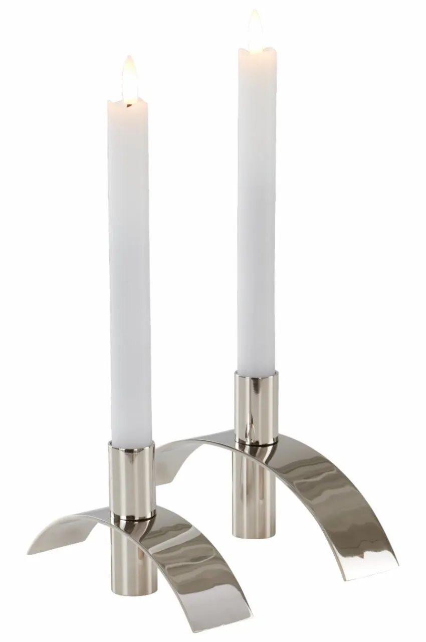 Ljusstakar|Jotex BRIDGET Ljusstake- Stor Krom