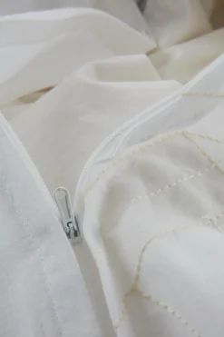 Påslakanset|Jotex BRYONA Påslakanset Dubbelsäng Vit/beige