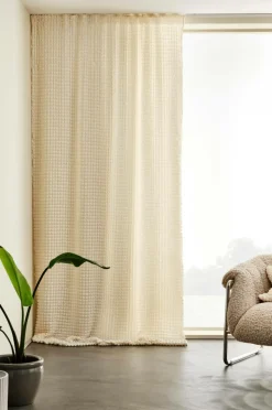 Multifunktionsgardiner|Jotex BUBBLY Multifuktionsgardin - 1 Längd Naturvit