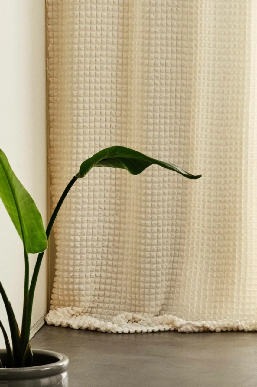 Multifunktionsgardiner|Jotex BUBBLY Multifuktionsgardin - 1 Längd Naturvit