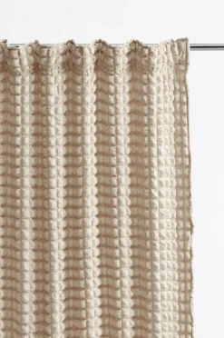 Julgardiner|Multifunktionsgardiner|Jotex BUBBLY Multifuktionsgardin - 1 Längd Beige