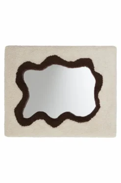 Speglar|Speglar|Jotex BUDDY Spegel - 50 Cm Vit/brun