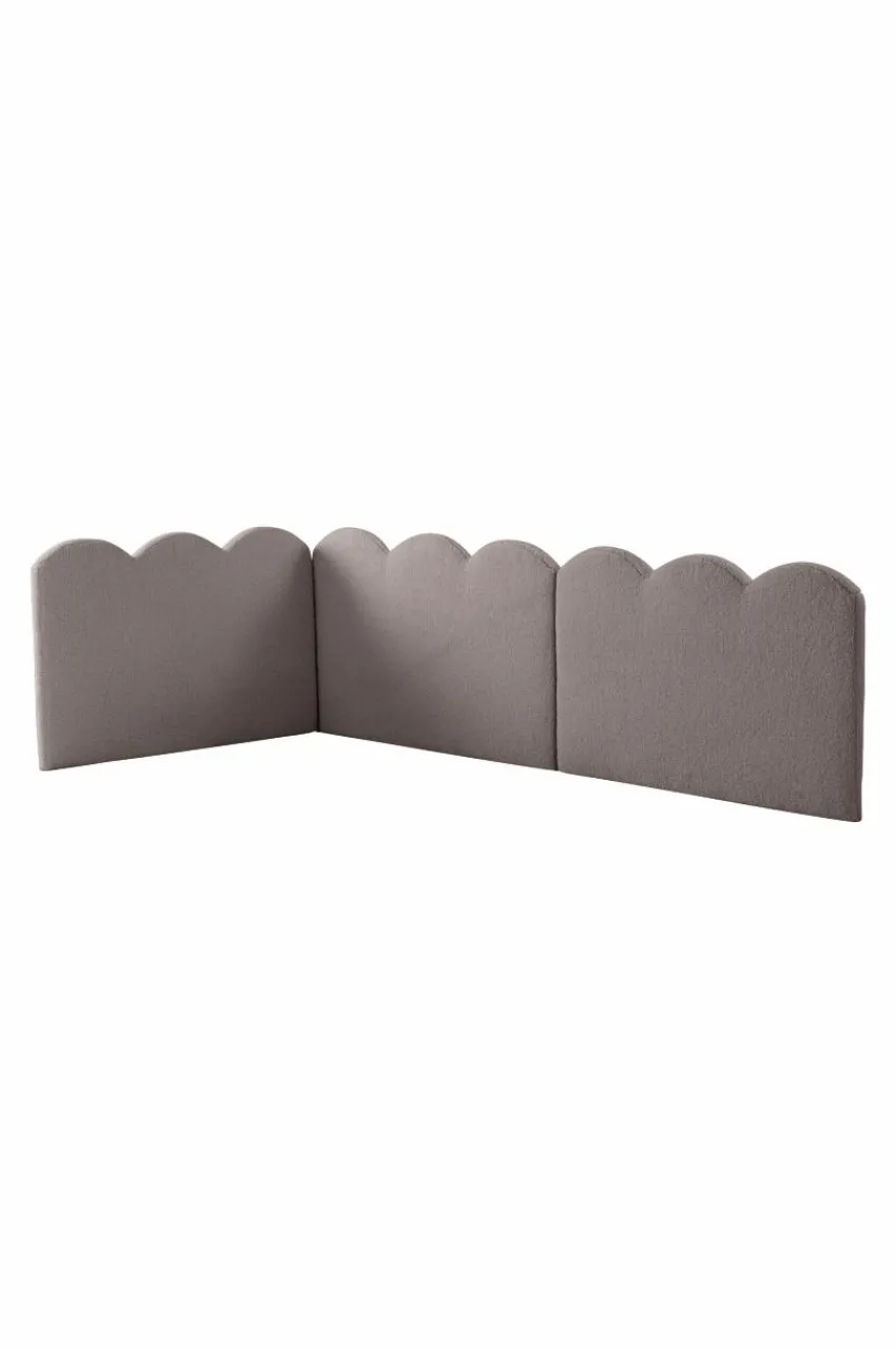 Barnmöbler|Barnmöbler Deal|Jotex BURLEY TEDDY Sänggavel 90 Cm Grå teddy