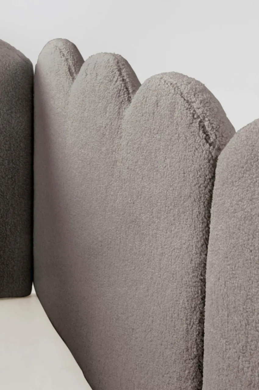 Barnmöbler|Barnmöbler Deal|Jotex BURLEY TEDDY Sänggavel 90 Cm Grå teddy
