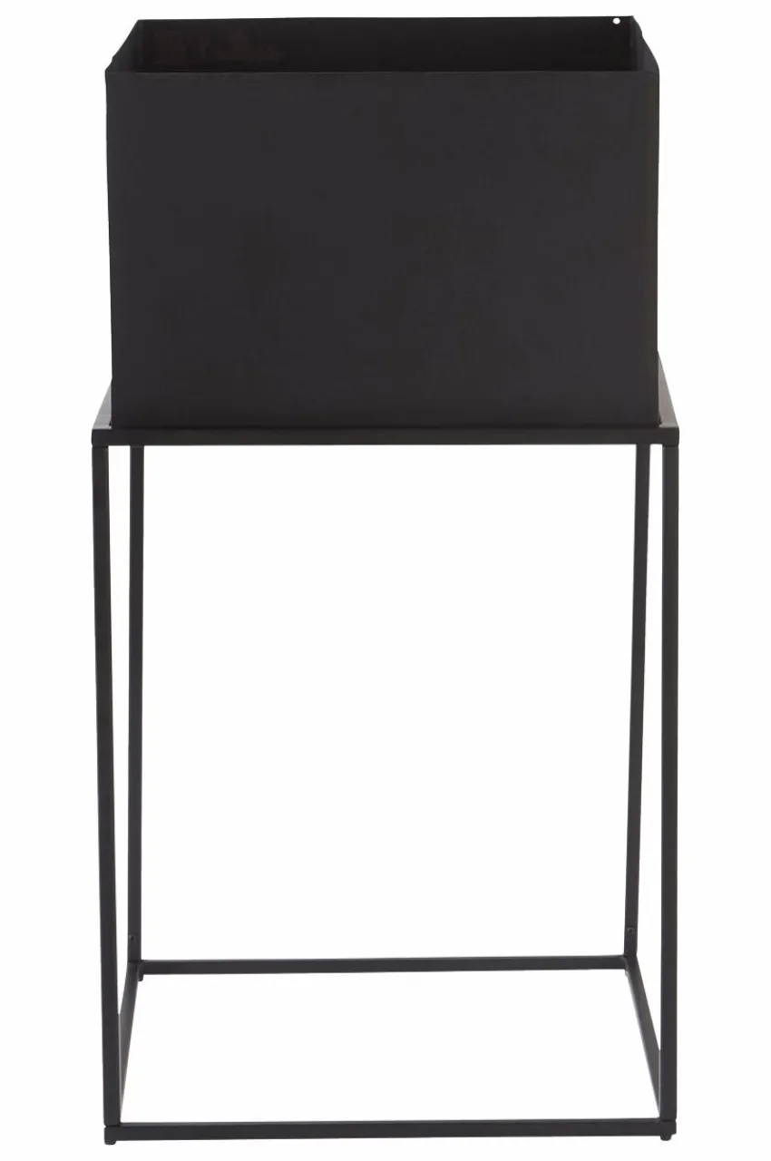 Utekrukor|Krukor|Jotex BYRON Kruka Med Ställning 32x32 Cm Matt svart