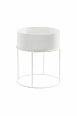 Bord|Jotex BYRON Sidobord ø 40 Cm Vit
