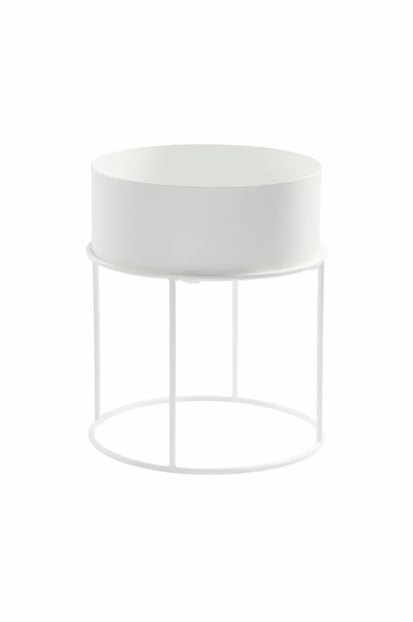 Bord|Jotex BYRON Sidobord ø 40 Cm Vit