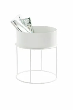 Bord|Jotex BYRON Sidobord ø 40 Cm Vit