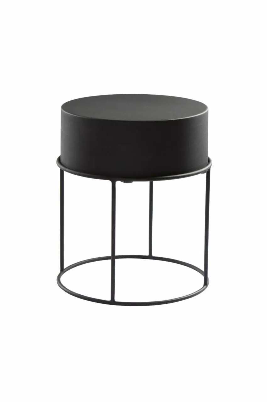 Bord|Jotex BYRON Sidobord ø 40 Cm Svart