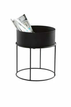 Bord|Jotex BYRON Sidobord ø 40 Cm Svart