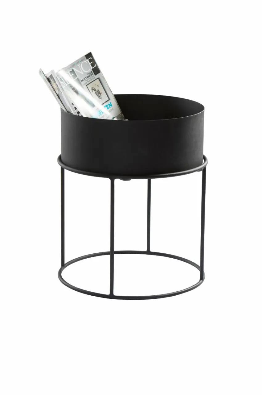 Bord|Jotex BYRON Sidobord ø 40 Cm Svart