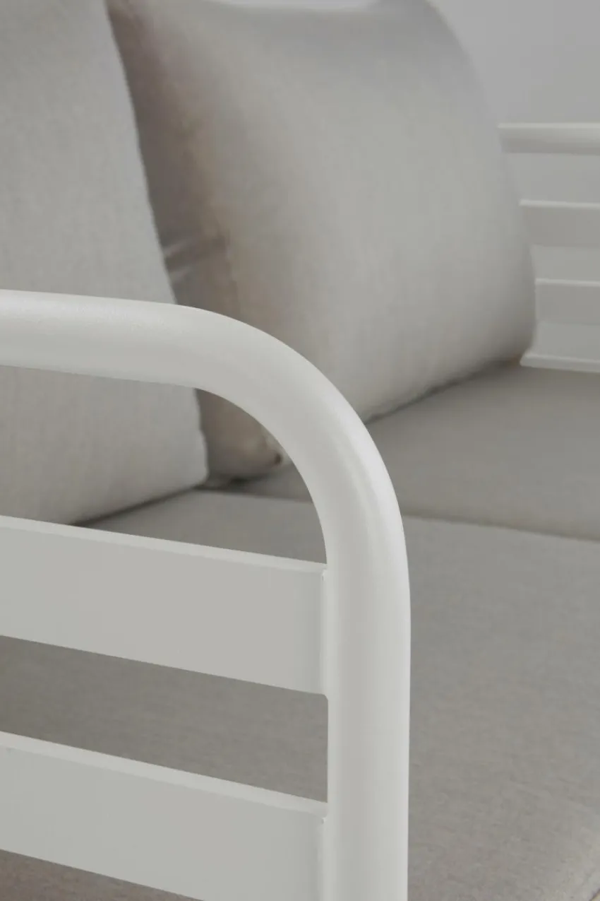 Utesoffor & Utebänkar|Loungemöbler|Jotex CADIZ Loungesoffa Vit