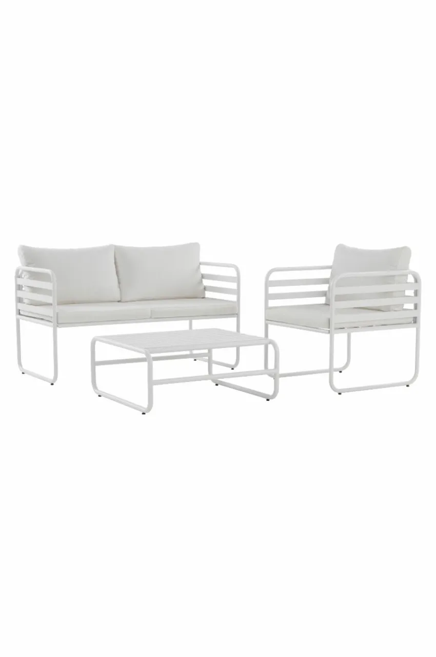 Utebord|Utemöbler|Jotex CADIZ Soffbord Vit