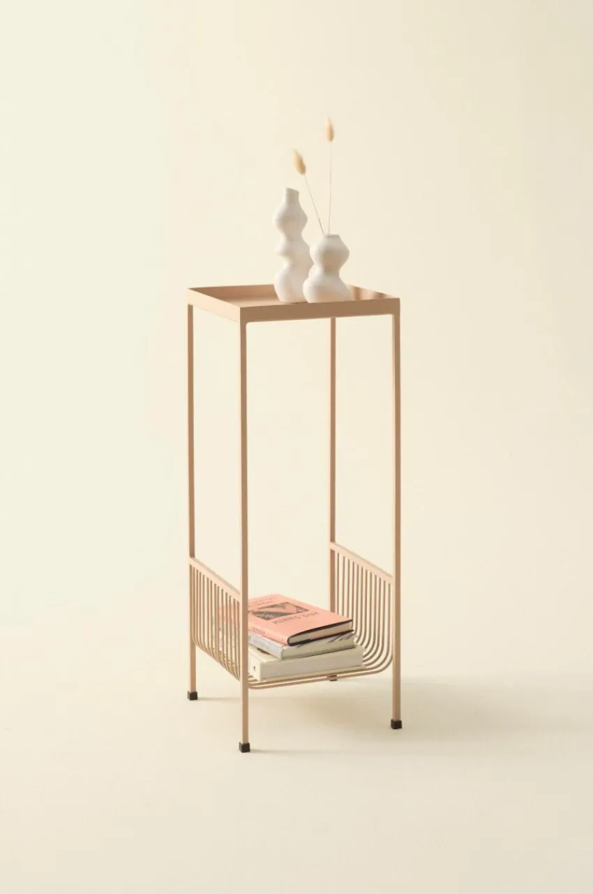 Bord|Jotex CALANCA Sidobord 25,5X25,5 Cm Beige