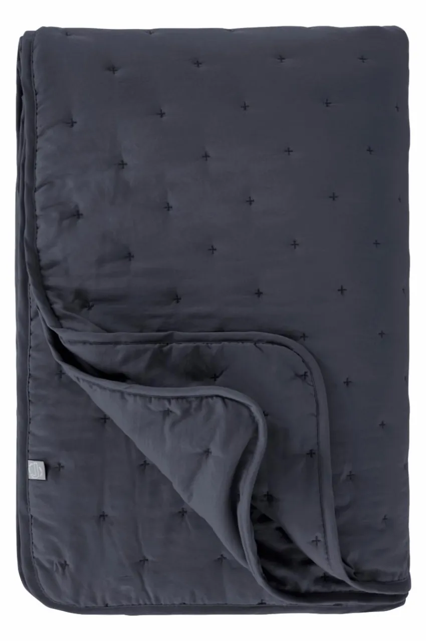 Överkast|Jotex CALM överkast - Dubbelsäng 260x260 Cm Mörkgrå
