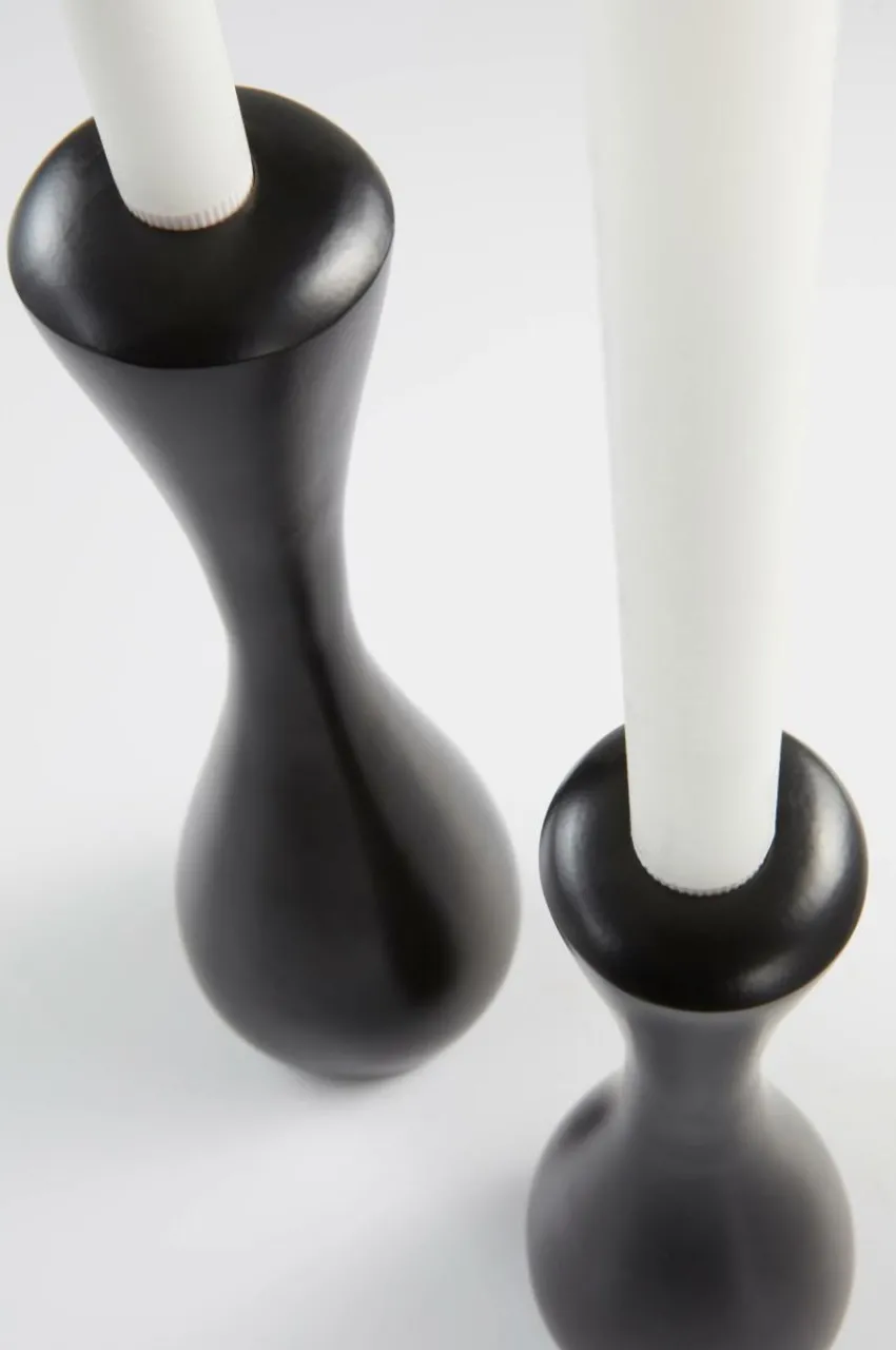 Ljusstakar|Jotex CAMEO Ljusstake 2-pack Mattsvart