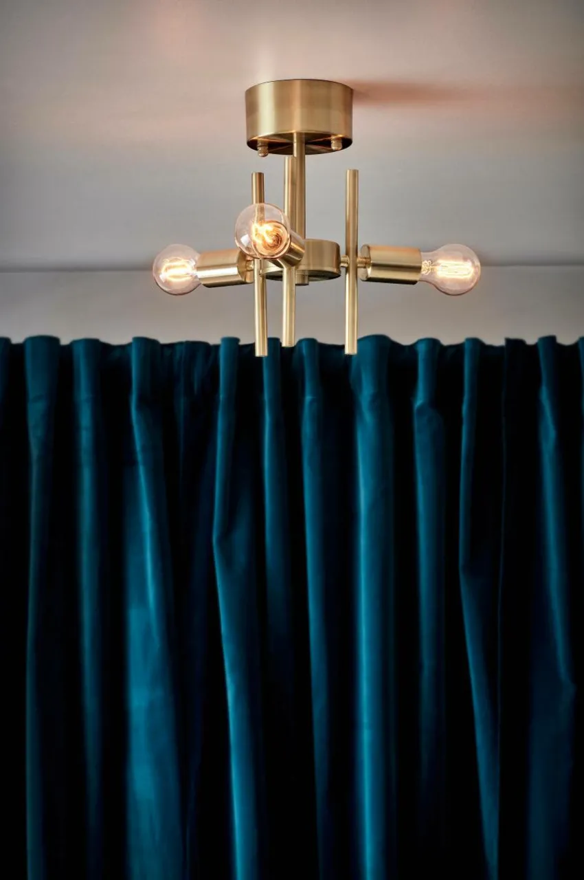 Taklampor|Jotex CANBERRA Taklampa Mässing