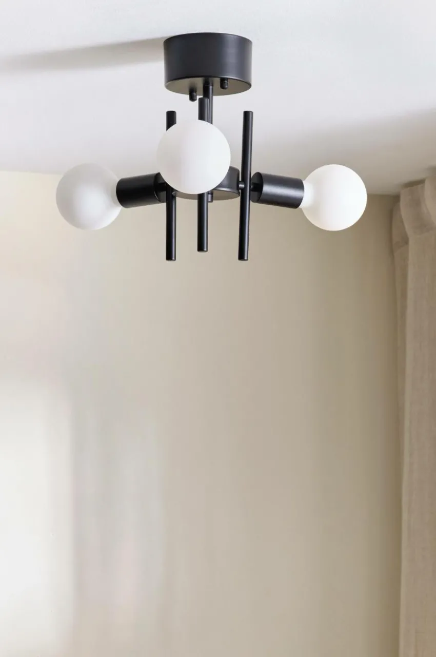 Taklampor|Jotex CANBERRA Taklampa Svart