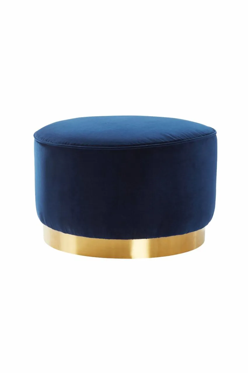 Sittpuffar|Jotex CANNES Sittpuff ø 60 Cm Mörkblå