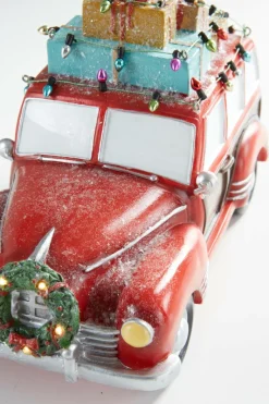 Julbelysning|Juldekoration|Jotex CAR Dekorationsbil Med LED Röd