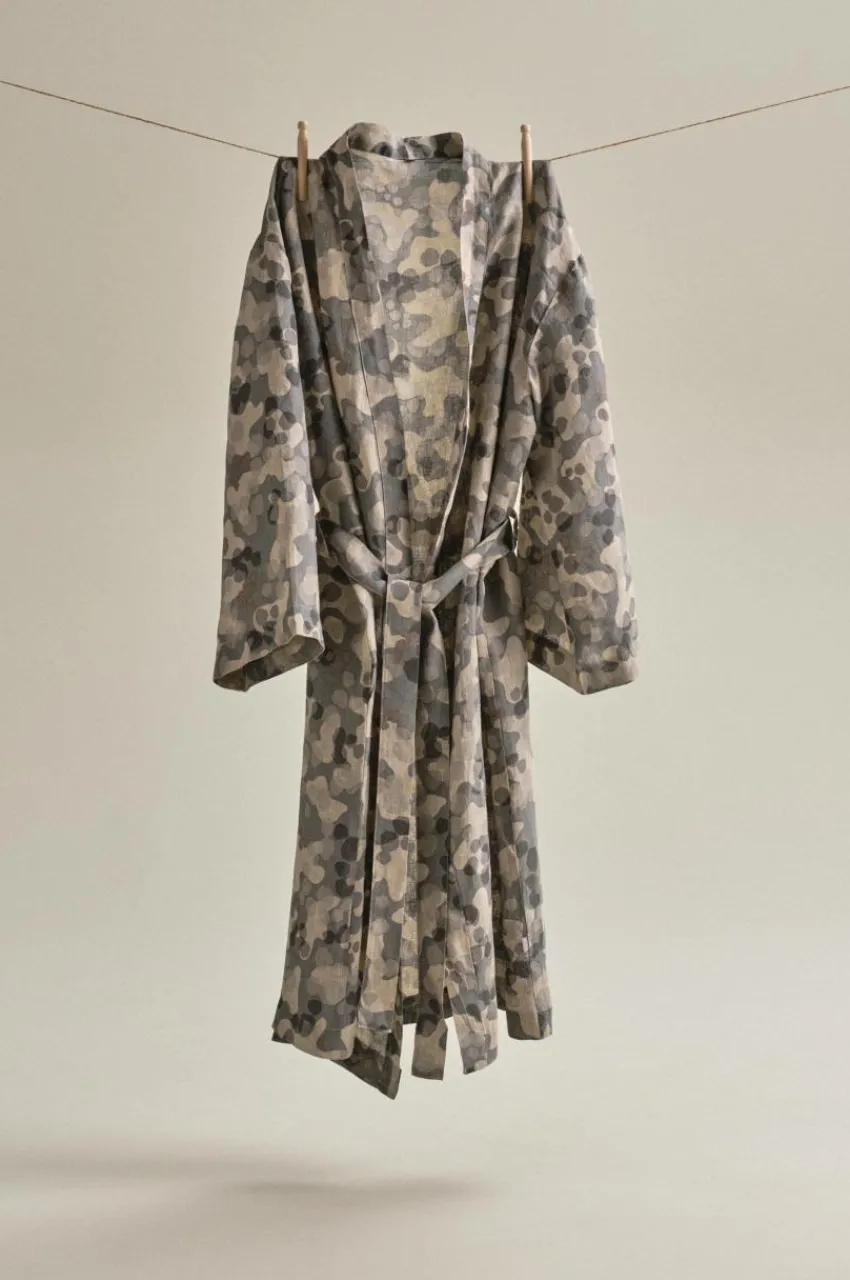 Morgonrockar|Jotex CARA Kimono Lång Grå