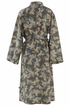 Morgonrockar|Jotex CARA Kimono Lång Mörkgrön
