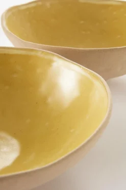 Skålar|Jotex CARA Skål 2-pack ø 18 Cm Senap/beige