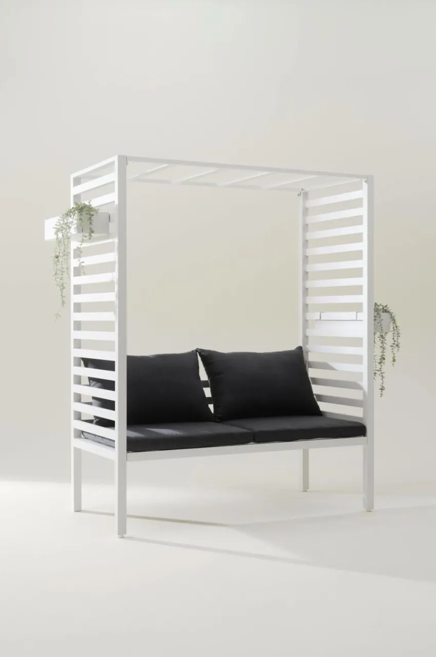 Parasoller & Pergola|Utemöbler|Jotex CARLO Soffa Med Pergola Vit