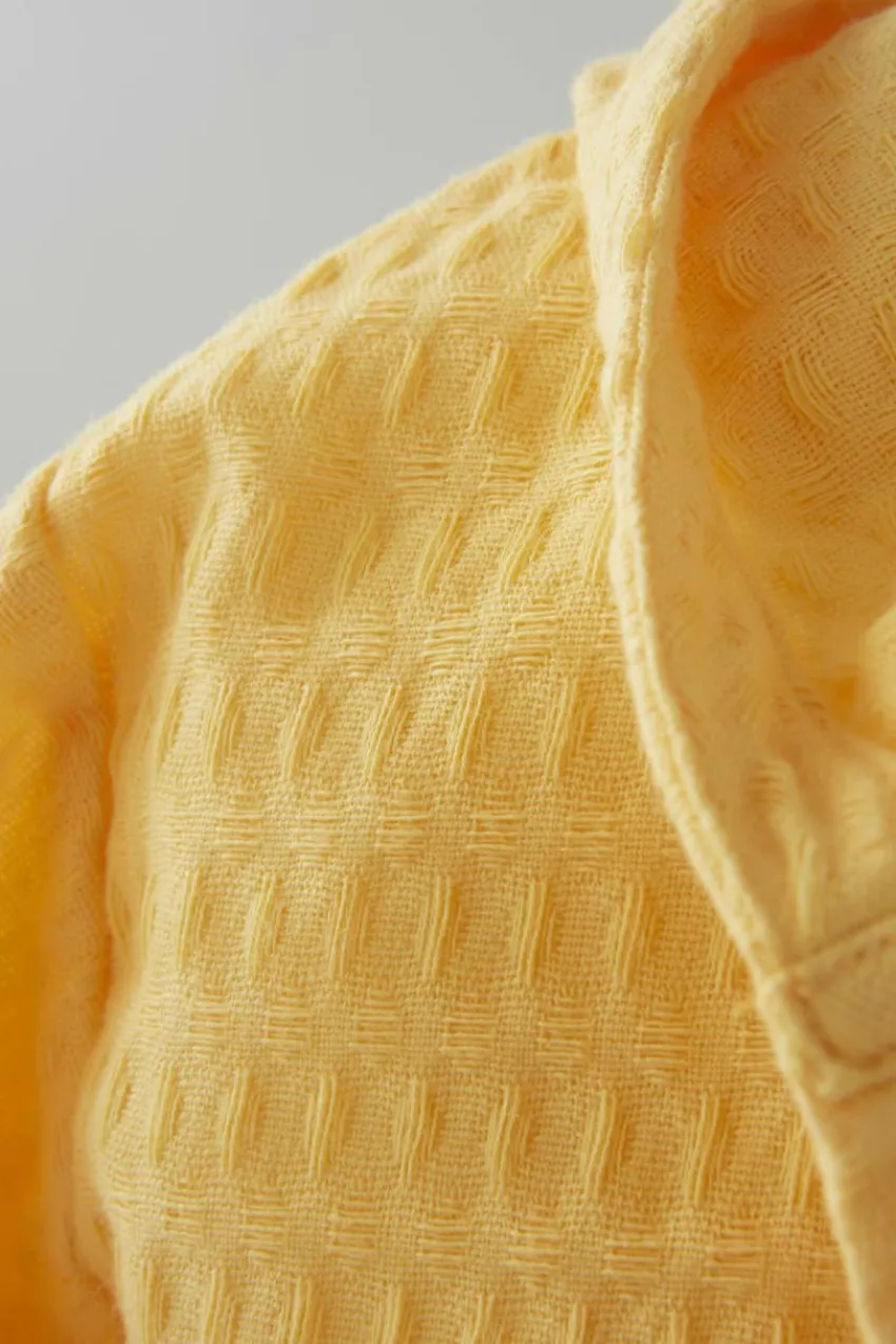 Badrockar & Babycapes|Jotex CATANIA MINI Badrock - Ekologisk Gul
