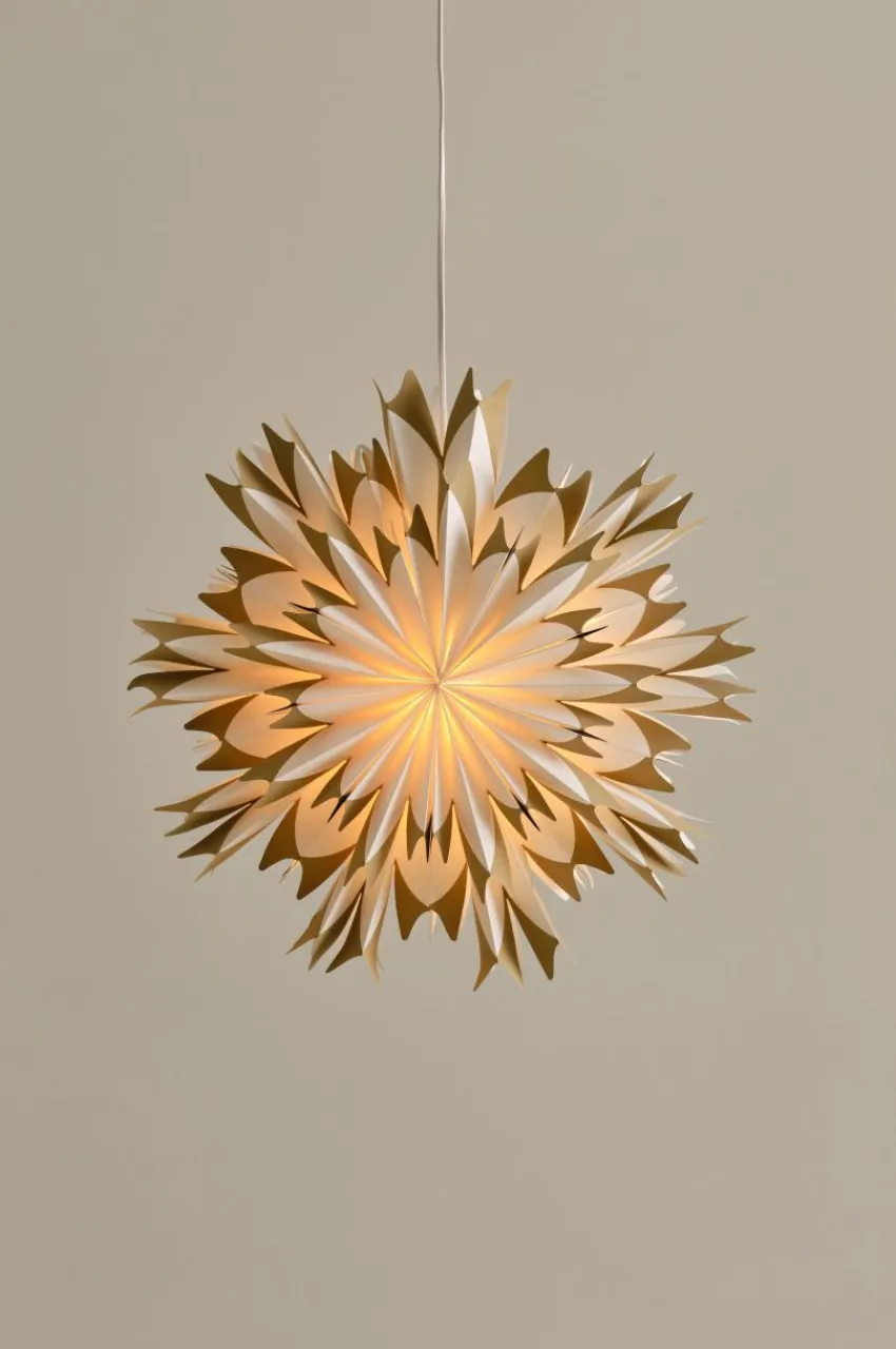 Julbelysning|Jotex CERES Julstjärna ø 50 Cm Vit/brun