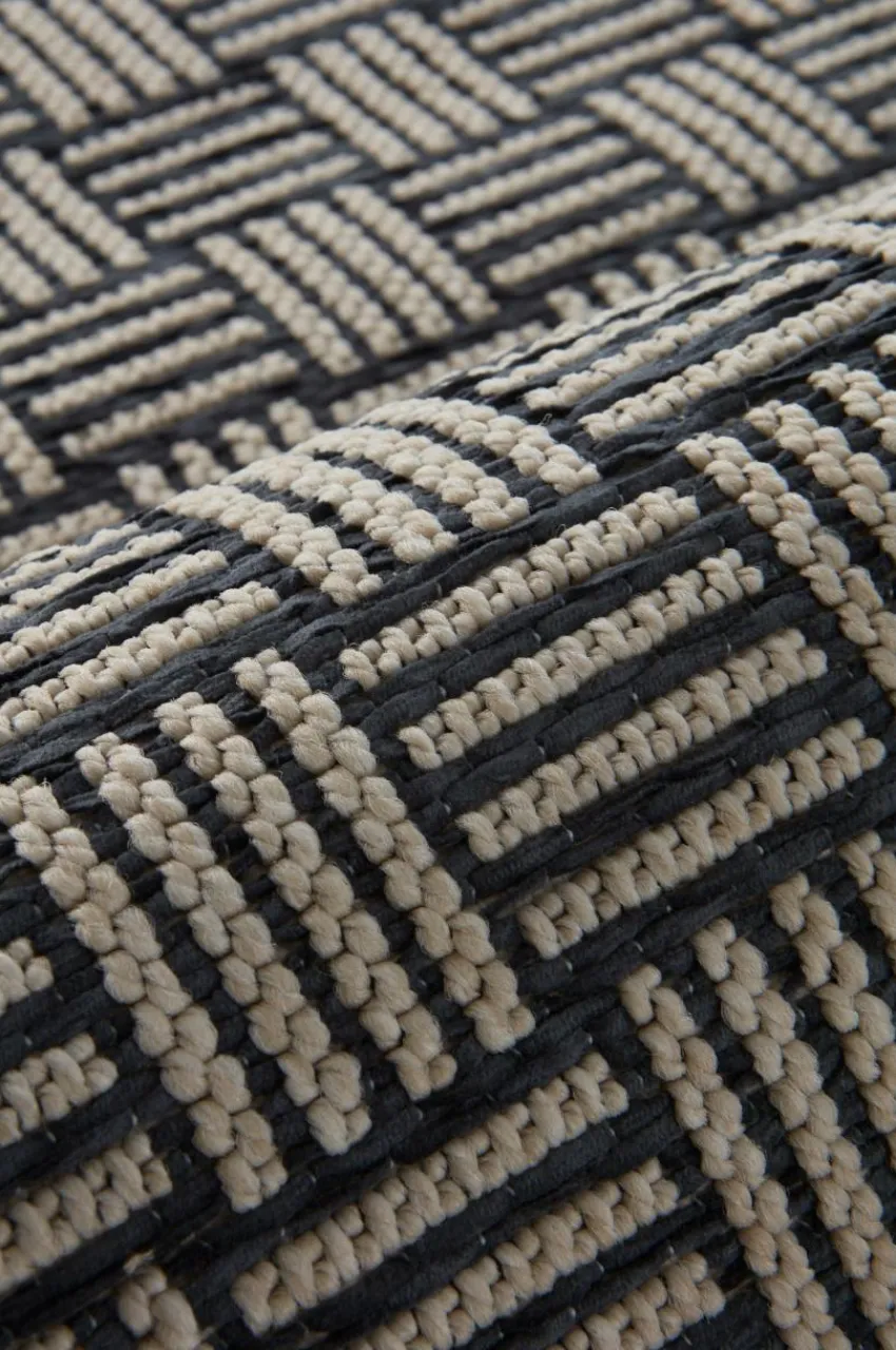 Utomhusmattor|Utomhusmattor|Jotex CERVIA Utomhusmatta 80x150 Cm Naturvit/petrol