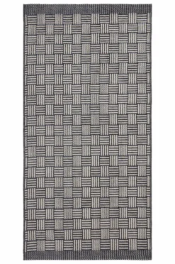 Utomhusmattor|Utomhusmattor|Jotex CERVIA Utomhusmatta 80x150 Cm Naturvit/petrol
