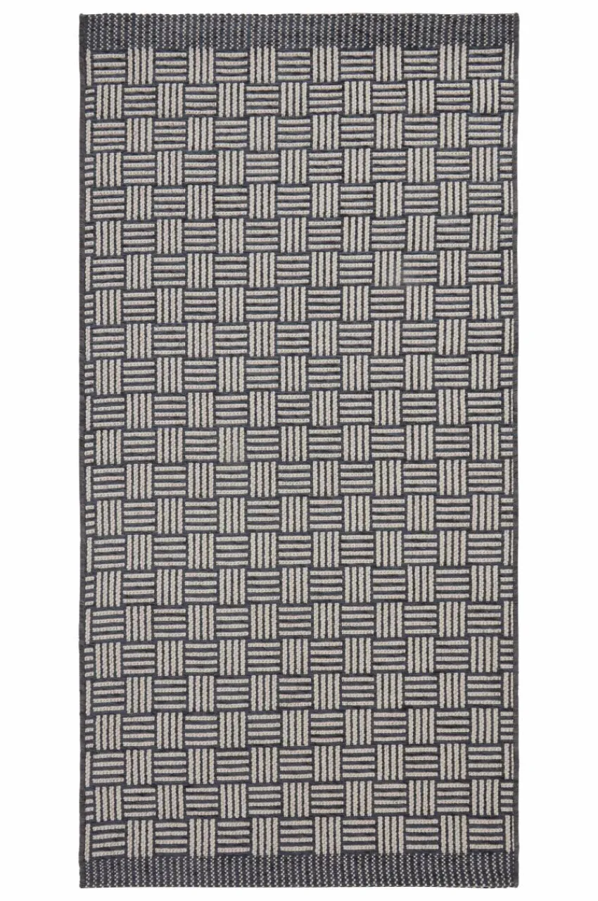 Utomhusmattor|Utomhusmattor|Jotex CERVIA Utomhusmatta 80x150 Cm Naturvit/petrol