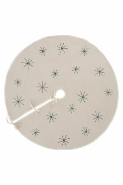 Julgransmattor|Jotex CHARON Julgranskappa ø 120 Cm Ljusbeige/grön