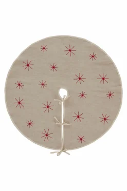 Julgransmattor|Jotex CHARON Julgranskappa ø 120 Cm Natur/röd