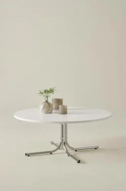 Bord|Jotex CHIPLEY Soffbord ø 100 Cm Vit