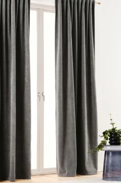 Multifunktionsgardiner|Jotex CHLOE Multifunktionsgardin 2-pack Grå