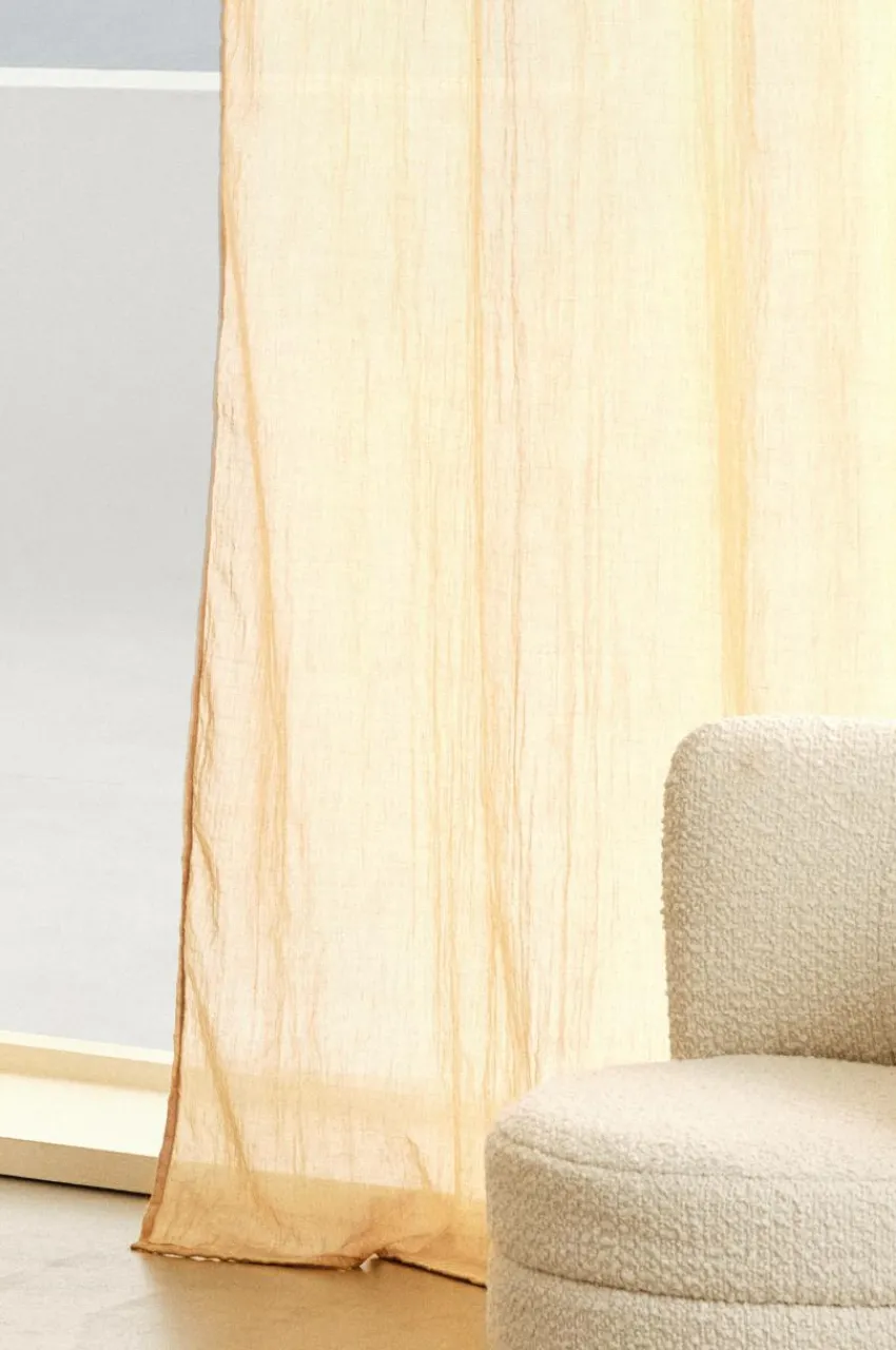 Barngardiner|Jotex CIA Multifunktionsgardin 2-pack Senapsgul