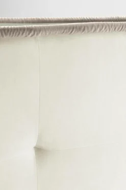 Sänggavlar|Jotex CLIFTON Sänggavel 120 Cm Naturvit/greige piping