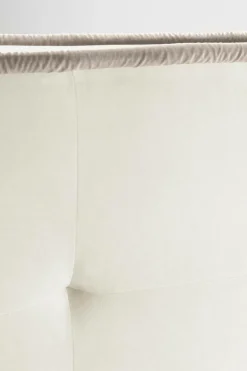 Sänggavlar|Jotex CLIFTON Sänggavel 160 Cm Naturvit/greige piping