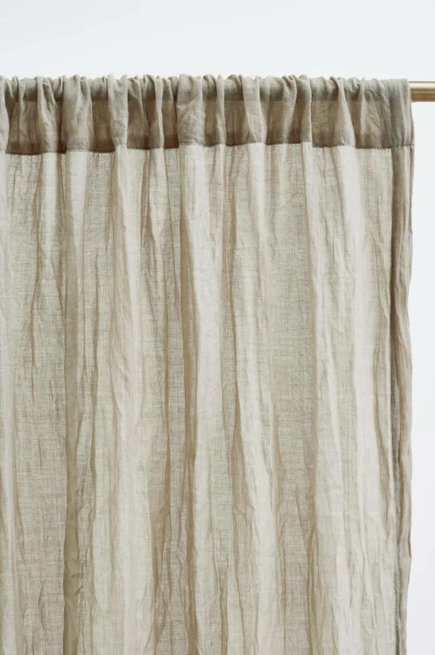 Multifunktionsgardiner|Jotex COCOON Kanallängd 2-pack Khakigrå